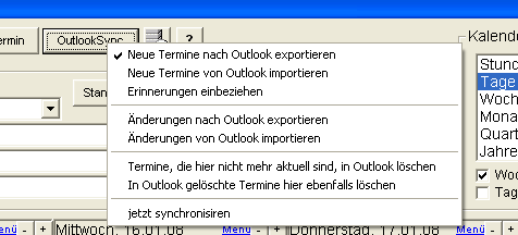 Outlook-Kalender-Synchronisation